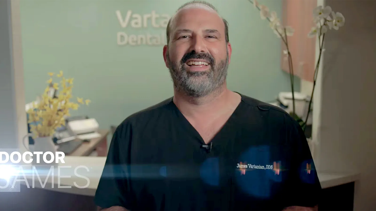 Thumbnail of Dr. James Vartanian smiling.